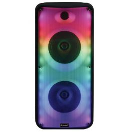 IQ SOUND(R) IQ-7188DJBT 2X8IN TWS BT SPK W/LT SHW